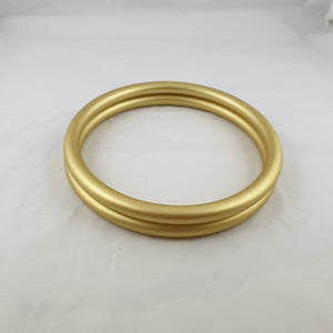 Matte Pale Gold Aluminium Sling Rings