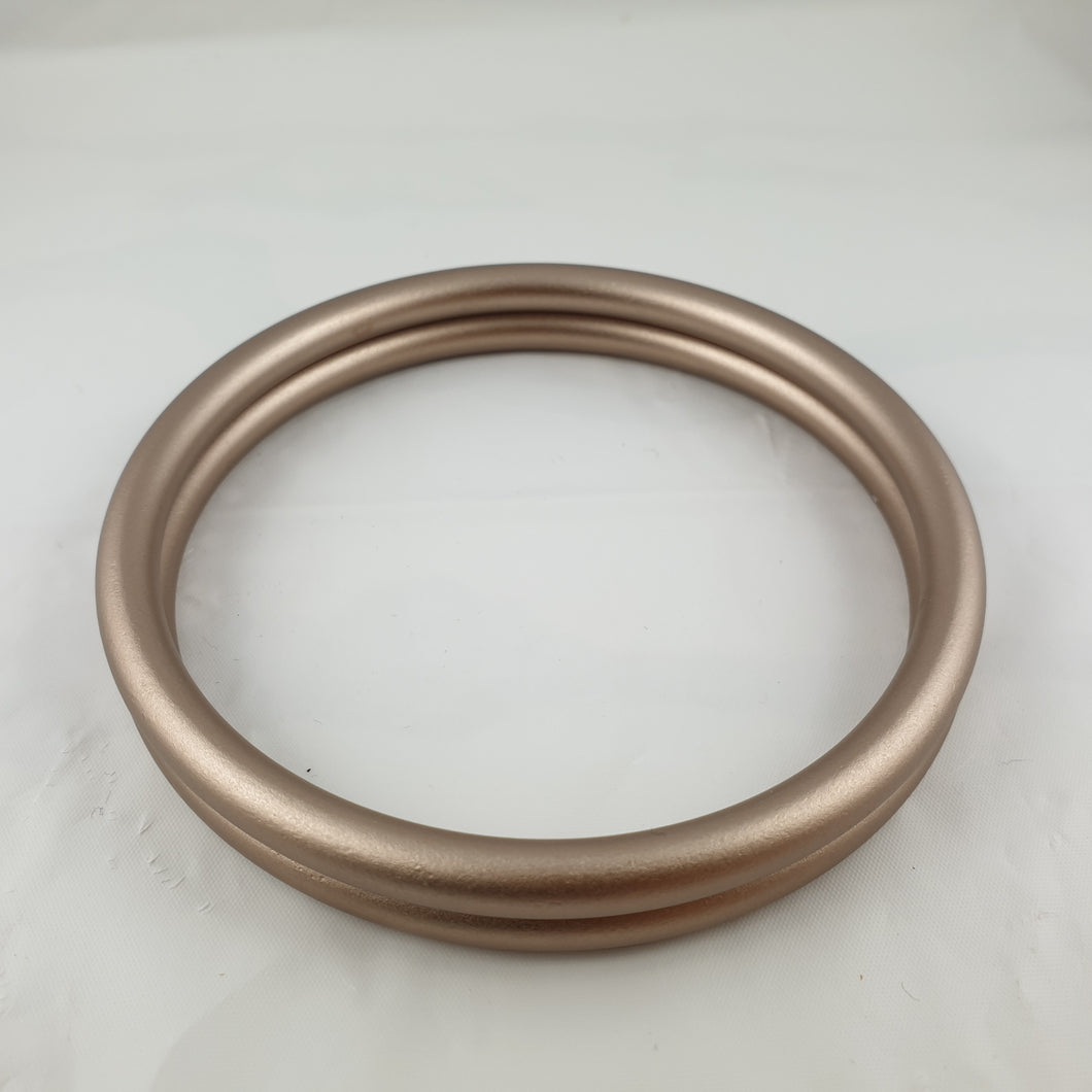 Matte Champagne Aluminium Sling Rings