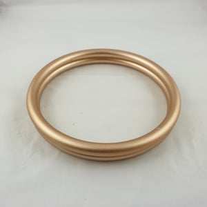 Matte Rose Gold Aluminium Sling Rings