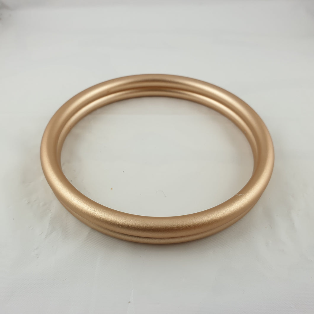 Matte Rose Gold Aluminium Sling Rings