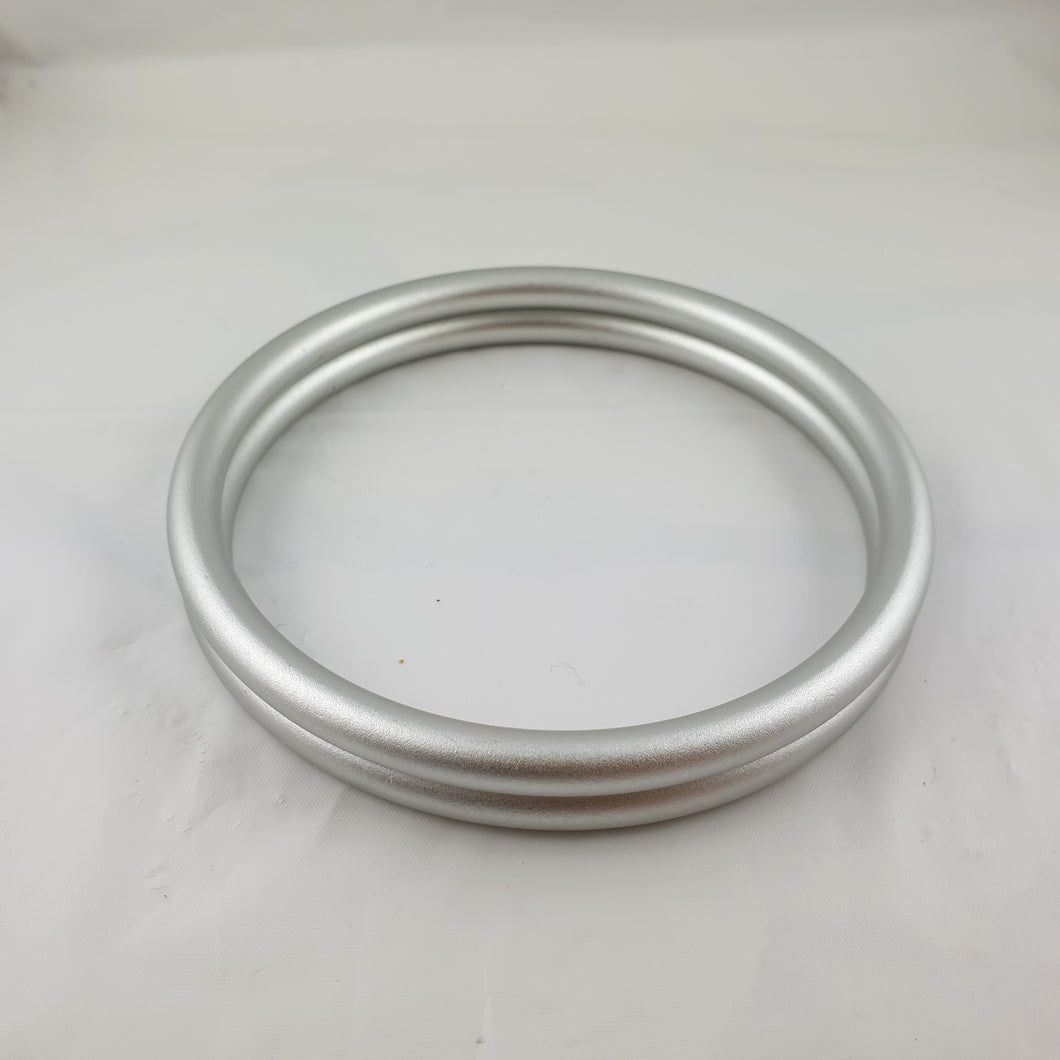Matte Silver Aluminium Sling Rings