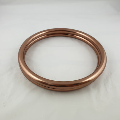 Shiny Bronze Aluminium Sling Rings