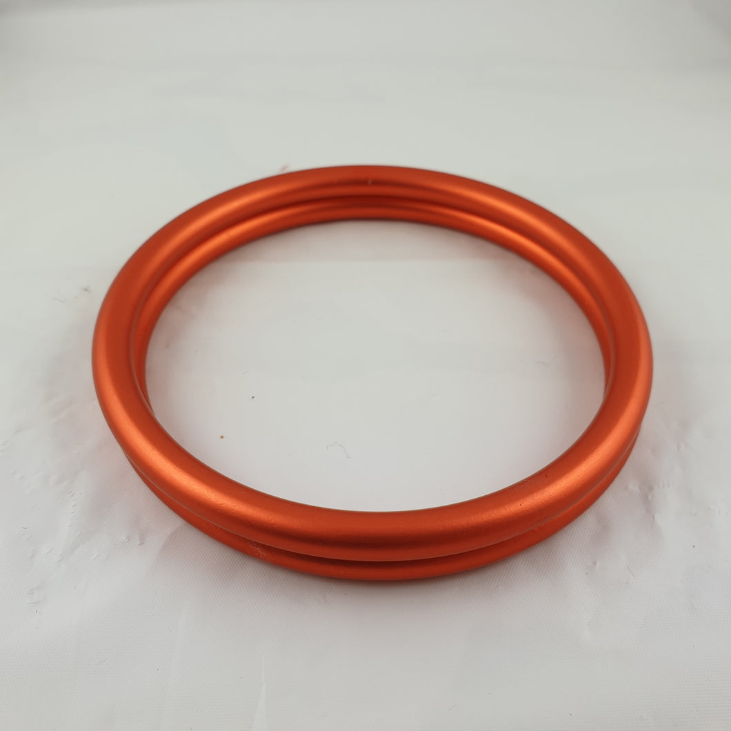 Matte Orange Aluminium Sling Rings