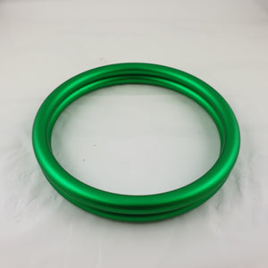 Matte Green Aluminium Sling Rings