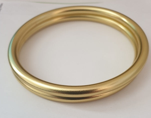 Shiny Gold Aluminium Sling Rings