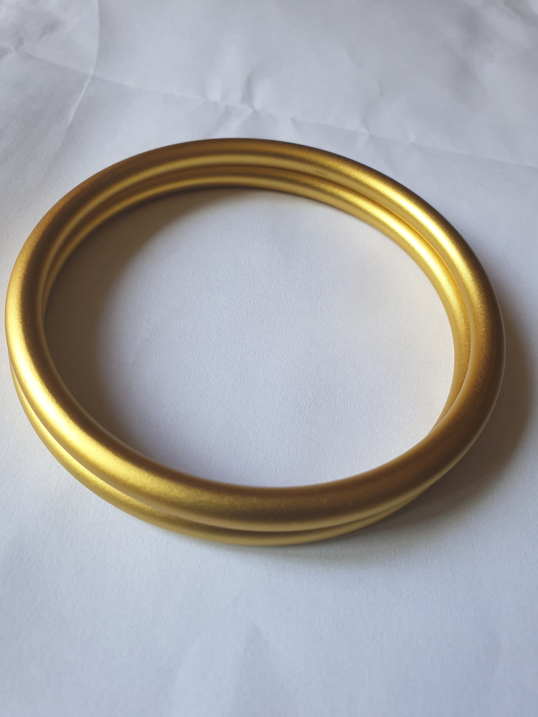 Matte Gold Aluminium Sling Rings
